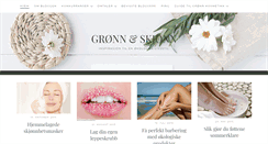 Desktop Screenshot of gronnogskjonn.com
